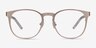 Resonance Rose Gold Acetate-metalEyeglass Frames from EyeBuyDirect, Front View