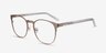 Resonance Rose Gold Acetate-metalEyeglass Frames from EyeBuyDirect, Angle View