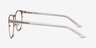 Resonance Rose Gold Acetate-metalEyeglass Frames from EyeBuyDirect, Side View