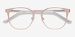Resonance Rose Gold Acetate, MetalEyeglass Frames from EyeBuyDirect, Closed View