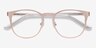 Resonance Rose Gold Acetate-metalEyeglass Frames from EyeBuyDirect, Closed View