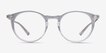 Luminous Clear Acetate, MetalEyeglass Frames from EyeBuyDirect, Front View