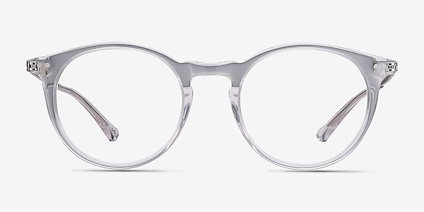 Luminous Clear Acetate-metal Eyeglass Frames