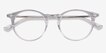 Luminous Clear Acetate, MetalEyeglass Frames from EyeBuyDirect, Closed View