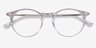 Luminous Clear Acetate-metalEyeglass Frames from EyeBuyDirect, Closed View