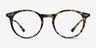 Luminous Tortoise Acetate-metalEyeglass Frames from EyeBuyDirect, Front View
