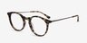 Luminous Tortoise Acetate-metalEyeglass Frames from EyeBuyDirect, Angle View
