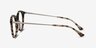 Luminous Tortoise Acetate-metalEyeglass Frames from EyeBuyDirect, Side View