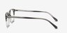 Era Gray Striped Acetate-metalEyeglass Frames from EyeBuyDirect, Side View