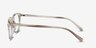 Era Gray Clear Acetate-metalEyeglass Frames from EyeBuyDirect, Side View