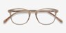 Era Gray Clear Acetate-metalEyeglass Frames from EyeBuyDirect, Closed View