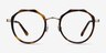 Accent Tortoise Acetate-metalEyeglass Frames from EyeBuyDirect, Front View