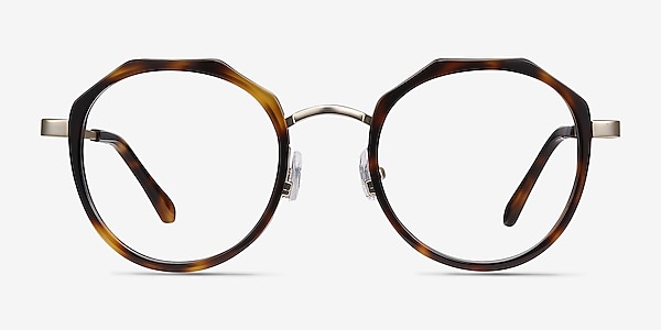 Accent Écailles Acetate-metal Montures de lunettes de vue