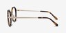 Accent Tortoise Acetate-metalEyeglass Frames from EyeBuyDirect, Side View