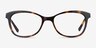 Ripple Tortoise Acetate-metalEyeglass Frames from EyeBuyDirect, Front View