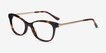 Ripple Tortoise Acetate, MetalEyeglass Frames from EyeBuyDirect, Angle View