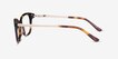 Ripple Tortoise Acetate, MetalEyeglass Frames from EyeBuyDirect, Side View