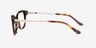 Ripple Tortoise Acetate-metalEyeglass Frames from EyeBuyDirect, Side View