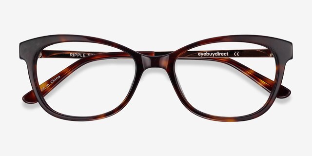 Ripple Tortoise Acetate-metalEyeglass Frames from EyeBuyDirect, Closed View