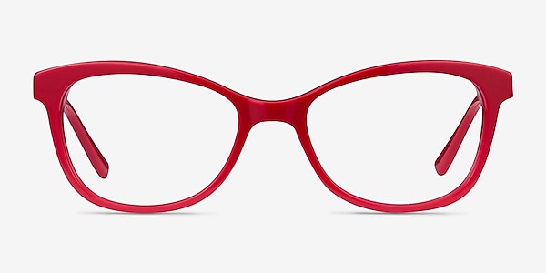Ripple Red Acetate-metal Eyeglass Frames