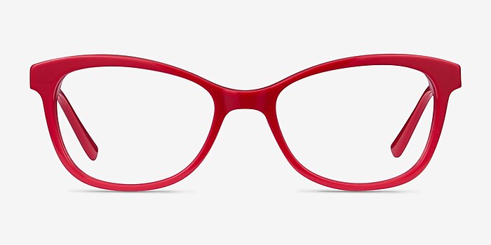 Ripple Red Acetate-metal Eyeglass Frames from EyeBuyDirect