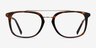 Guild Tortoise Acetate-metalEyeglass Frames from EyeBuyDirect, Front View