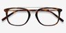 Guild Tortoise Acetate-metalEyeglass Frames from EyeBuyDirect, Closed View