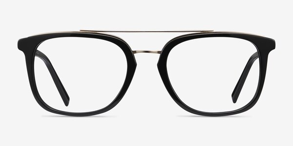 Guild Noir Acétate Montures de lunettes de vue