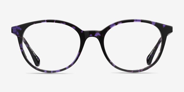 Martini Purple Tortoise AcetateEyeglass Frames from EyeBuyDirect, Front View