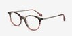 Martini Tortoise Acetate, MetalEyeglass Frames from EyeBuyDirect, Angle View