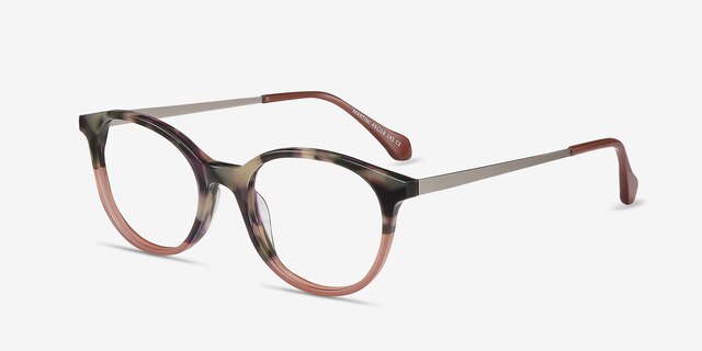 Martini Écailles Acetate-metalMontures de lunettes de vue d'EyeBuyDirect, Vue d'Angle