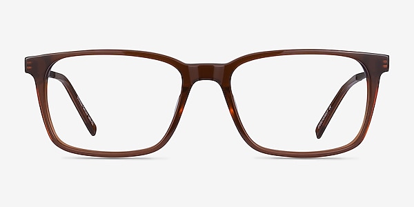 Stanza Brown Acetate-metal Eyeglass Frames