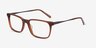 Stanza Brown Acetate-metalEyeglass Frames from EyeBuyDirect, Angle View
