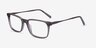 Stanza Gray Acetate-metalEyeglass Frames from EyeBuyDirect, Angle View