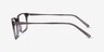 Stanza Gray Acetate-metalEyeglass Frames from EyeBuyDirect, Side View