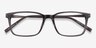 Stanza Gray Acetate-metalEyeglass Frames from EyeBuyDirect, Closed View