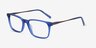 Stanza Bleu Acetate-metalMontures de lunettes de vue d'EyeBuyDirect, Vue d'Angle