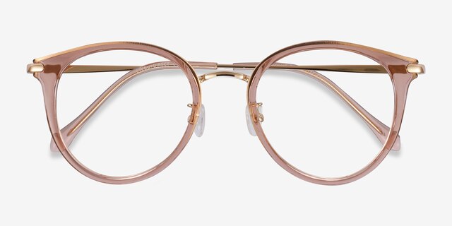 Hollie Rose Plastic-metalMontures de lunettes de vue d'EyeBuyDirect, Vue Rapprochée