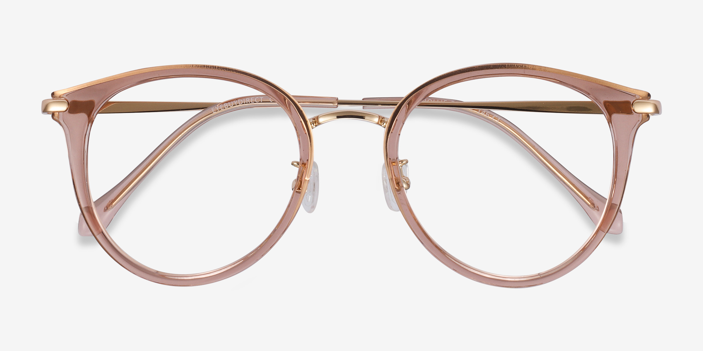 Hollie Visage rond Rose Monture de vue Pour Femmes