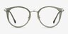 Hollie Green Plastic-metalEyeglass Frames from EyeBuyDirect, Front View