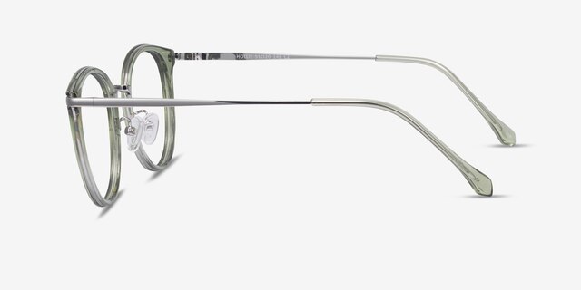 Hollie Green Plastic-metalEyeglass Frames from EyeBuyDirect, Side View