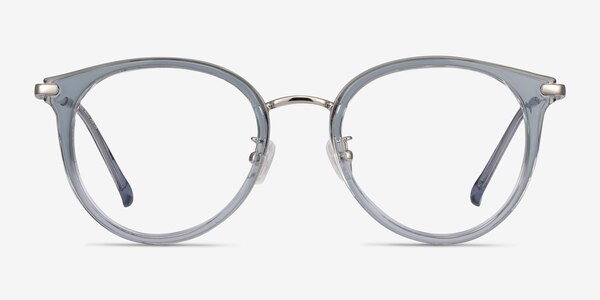 Hollie Blue Plastic-metal Eyeglass Frames