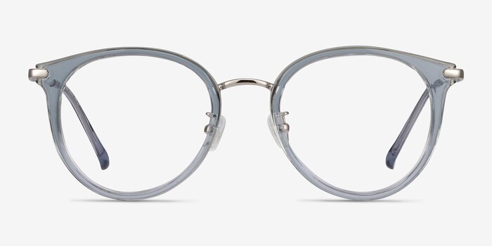 Hollie Bleu Plastic-metal Montures de lunettes de vue d'EyeBuyDirect