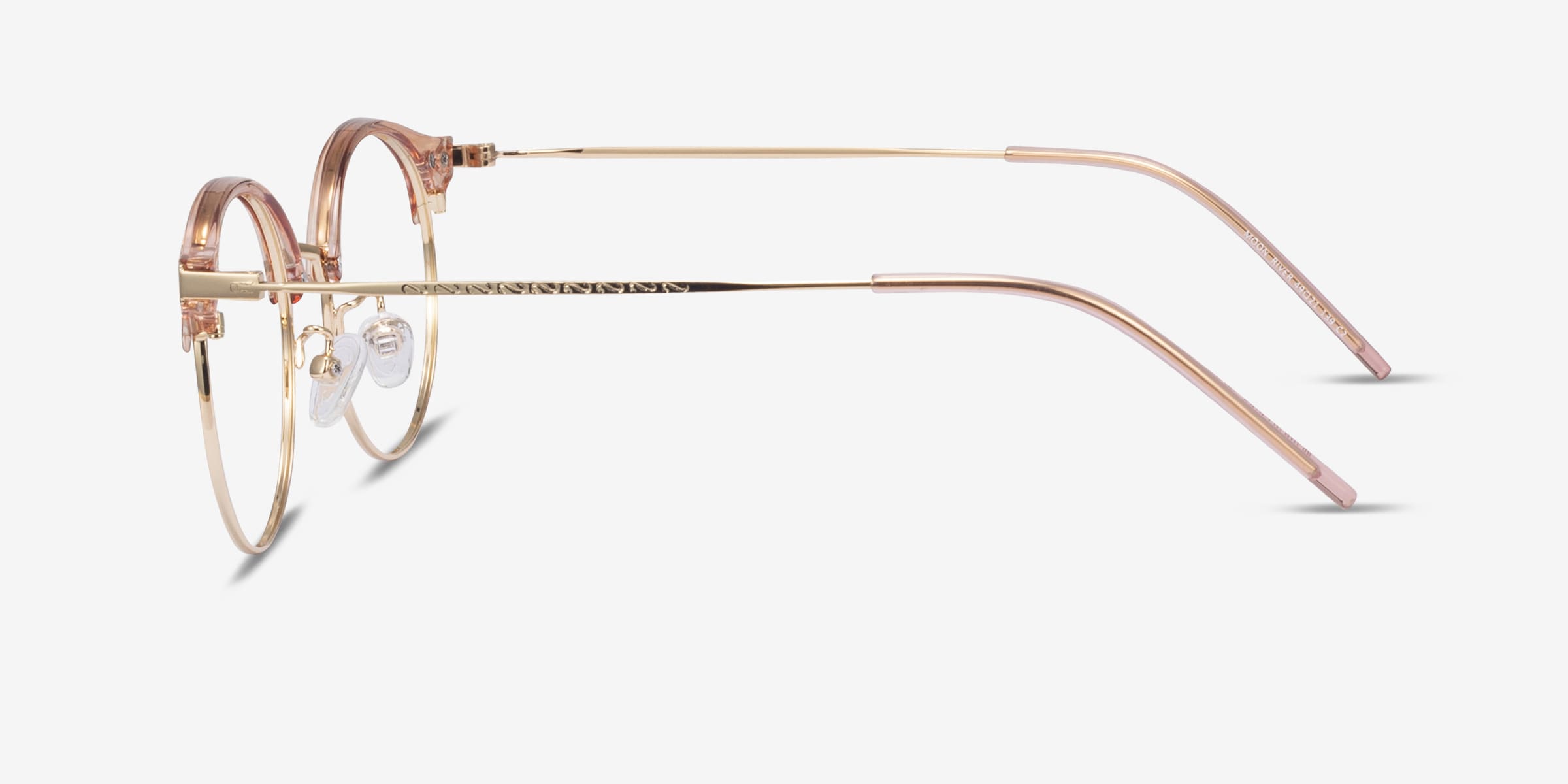Moon River Round Clear Green Glasses for Women | Eyebuydirect