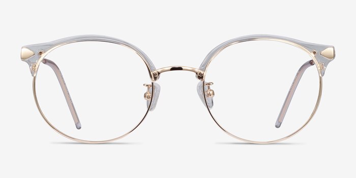 Moon River Transparent Plastic-metal Montures de lunettes de vue d'EyeBuyDirect