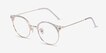 Moon River Clear Plastic, MetalEyeglass Frames from EyeBuyDirect, Angle View