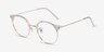 Moon River Clear Plastic-metalEyeglass Frames from EyeBuyDirect, Angle View