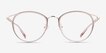 Dazzle Pink Acetate, MetalEyeglass Frames from EyeBuyDirect, Front View