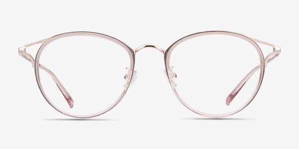 Dazzle Pink Acetate-metal Eyeglass Frames