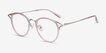 Dazzle Pink Acetate, MetalEyeglass Frames from EyeBuyDirect, Angle View